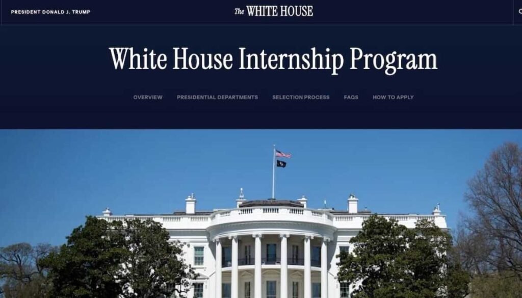 Apply for The White House Internship Programme 2026 (Washington DC, USA)